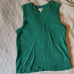 J. Crew Vibrant Green Tank Top